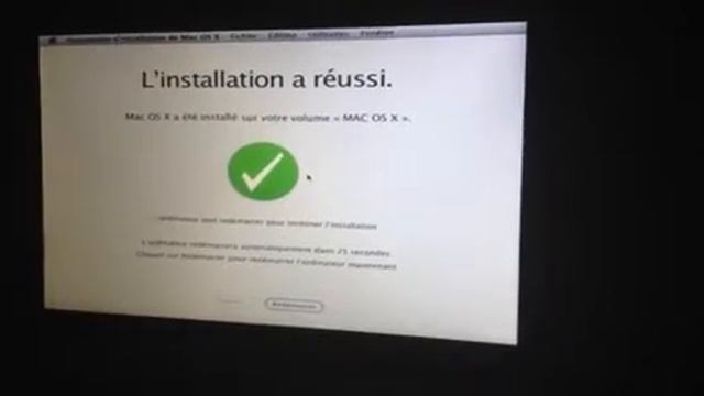 Installation OS X ok ! смотреть онлайн