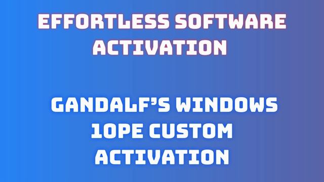 Effortless Installation Guide For Gandalf’s Windows 10PE