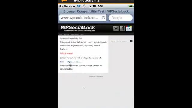 IPhone 3GS Mobile Safari 4.0.5