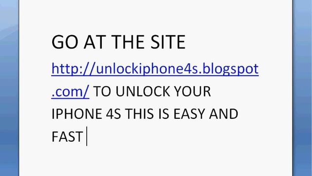 Unlock IPHONE 4 or Iphone 4s смотреть онлайн