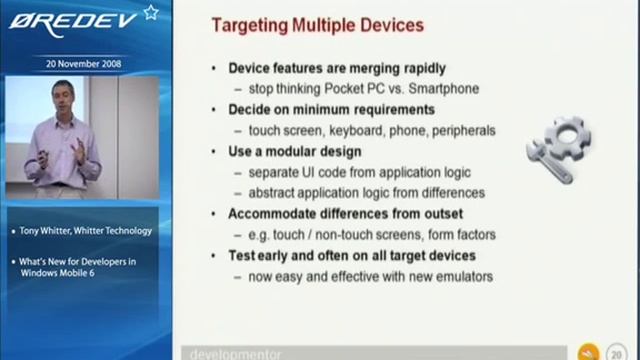What's New for Developers in Windows Mobile 6 – Tony Whitter clip18 смотреть онлайн