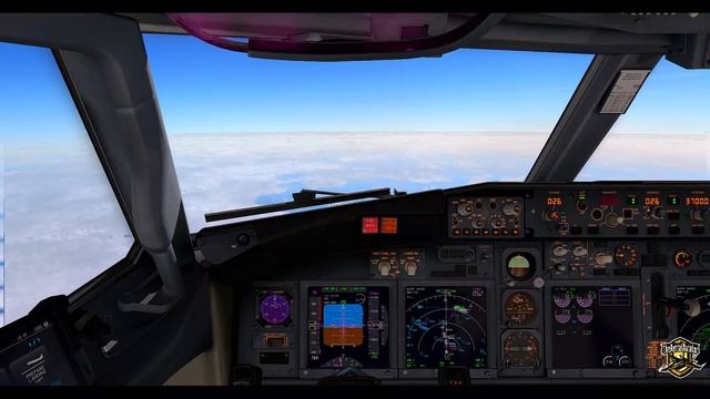 X-Plane 11 Adolfo Suárez Madrid (LEMD) to Fès–Saïs (GMFF) Ryanair Full Flight ZIBO 738 смотреть онлайн