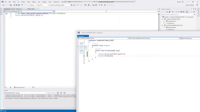 Create First App With .NET 7 C# With Visual Studio 2022 | Hello World From CodeDoc | Strings смотреть онлайн