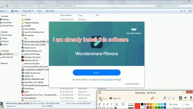 best video editor for pc windows/7/8/10 filmora x #creatingforindia #trending смотреть онлайн
