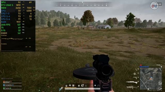 PUBG 1080P | Very Low | RTX 2060 Super | FRAME RATE TEST (High textures, Ultra Distance) смотреть онлайн