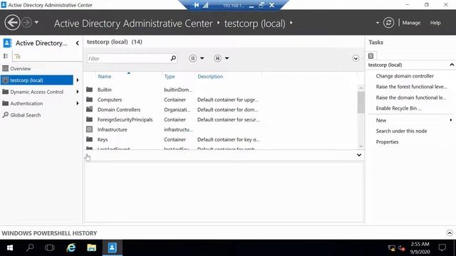 Windows Server 2016 Active Directory Recycle Bin смотреть онлайн