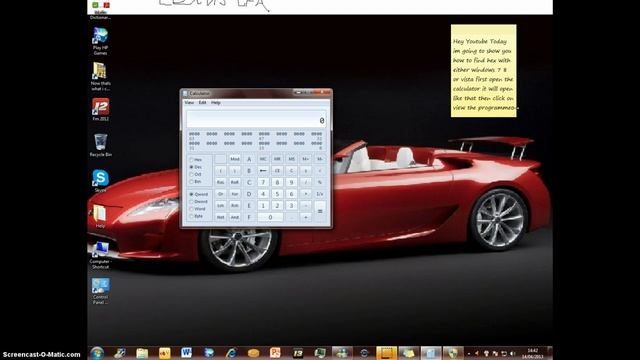 How to Find Hex On The Windows 7 8 Or Vista Calculator смотреть онлайн