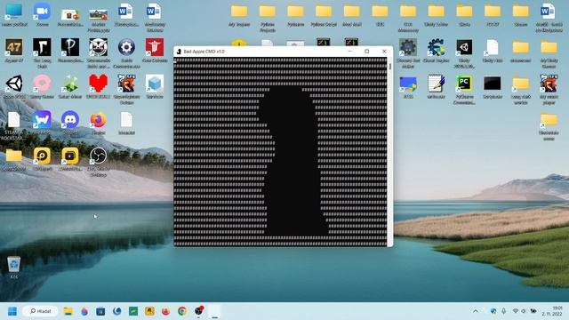 Bad Apple In CMD... смотреть онлайн