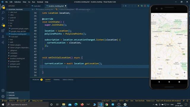 Flutter Google Maps and Live Location Tracking || Realtime Location || Markers, Polyline & Map Sdk смотреть онлайн