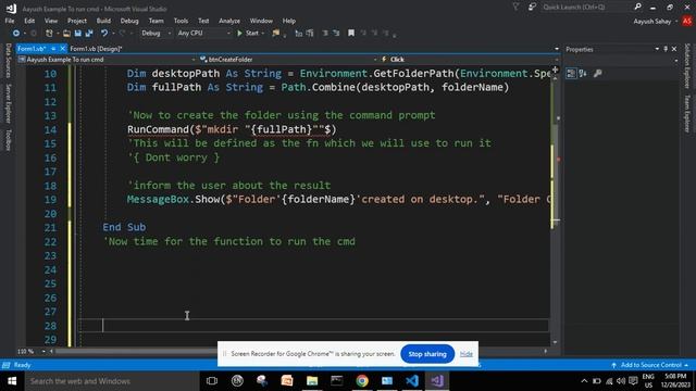 To Run Commands of Command Prompt by the Forms / Programs of the VB.net смотреть онлайн