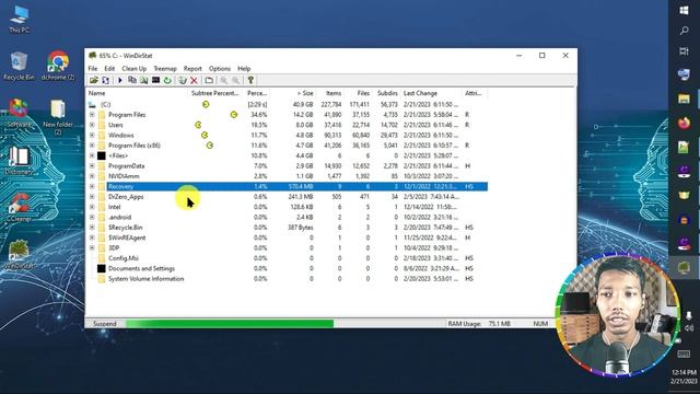 How to see disk File analyzer easy | Windirstat | @TechMatter смотреть онлайн
