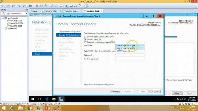 03 – Windows Server 2016 - How to Install Additional Domain Controller смотреть онлайн