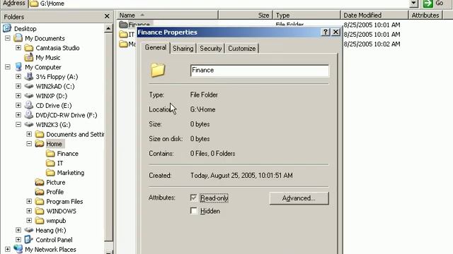 2A Home directory and user profile on Win2k3 standard смотреть онлайн