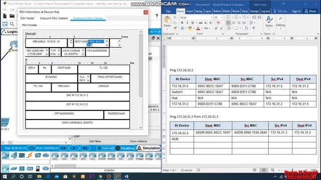 Packet Tracer - 9.1.3 - Identify Mac and Ip Addresses смотреть онлайн
