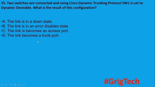 6. CIsco CCNA 200-301 questions and answers , exam preparation #GrigTech #GrigTechCisco смотреть онлайн