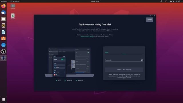 Connecting to Tux from Linux Termius смотреть онлайн