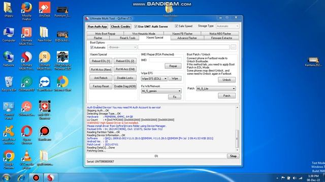 MI A2 MI ACCOUNT AND FRP REMOVE BY UMT QCFIRE смотреть онлайн