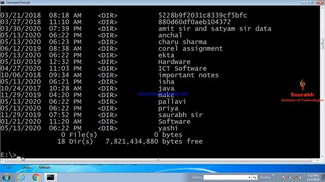 MS-DOS : How to Create, Change & Remove Directories смотреть онлайн