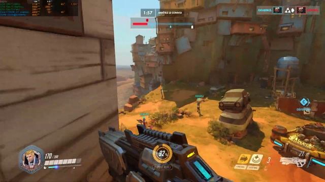 OVERWATCH : map "JUNKERTOWN" with Soldier 76 / GTX 1080 Ti / 1440p смотреть онлайн