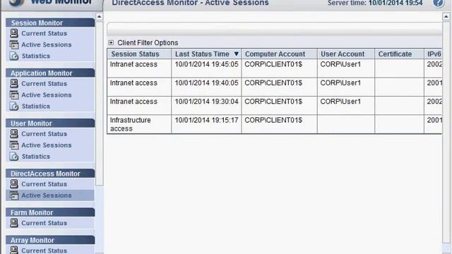 Forefront Lab - View DirectAccess Client Sessions in the UAG DirectAccess Monitor (Part 36/42) смотреть онлайн