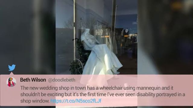 This bridal shop is going viral for its inclusive window display смотреть онлайн