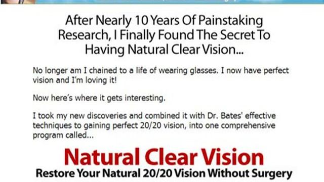 Natural Clear Vision - You Do Not Need Laser Eye Treatment смотреть онлайн