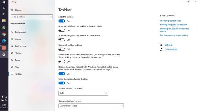 Windows - How to Make Taskbar Icon Size Small смотреть онлайн
