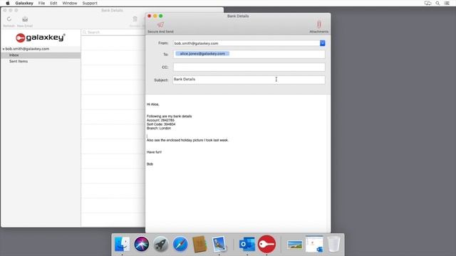 Galaxkey - Sending and Receiving Secure Emails on Mac OSX смотреть онлайн