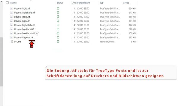 Windows 10 - Eine neue Schriftart TTF (TrueType Fonts) installieren (in 30 Sekunden) смотреть онлайн