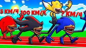 КТО САМЫЙ БЫСТРЫЙ ИЗ ШИН СОНИК В МАЙНКРАФТ МУЛЬТИК SONIC TAPES