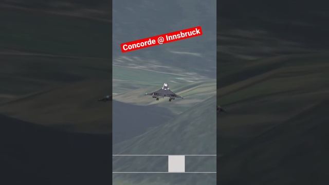 Concorde landing at Innsbruck I Aerofly FS 2023 смотреть онлайн