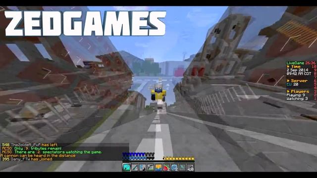 Голодные Игры #9 - 1 ХП и ББ Хакер - Minecraft Hunger Games смотреть онлайн