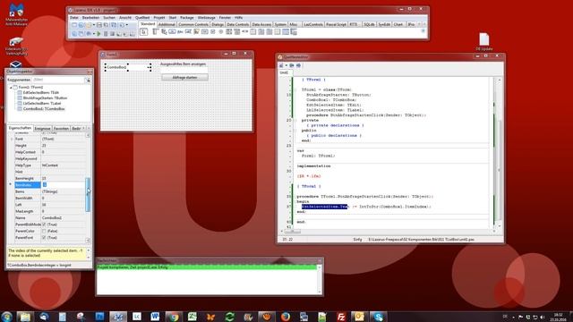 Lazarus und Free Pascal TComboBox1 Eigenschaften, Ereignisse und Quelltext смотреть онлайн