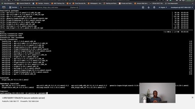 Secure website video 4 : Install the Apache Web server смотреть онлайн