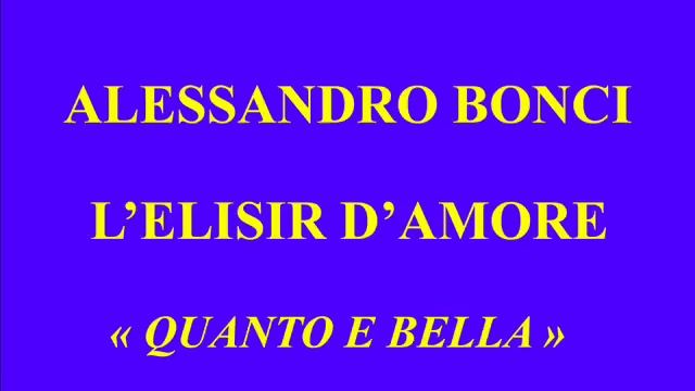Alesandro Bonci - Elisire d'Amore - Quanto e bella - Columbia Tricolor A1408 смотреть онлайн