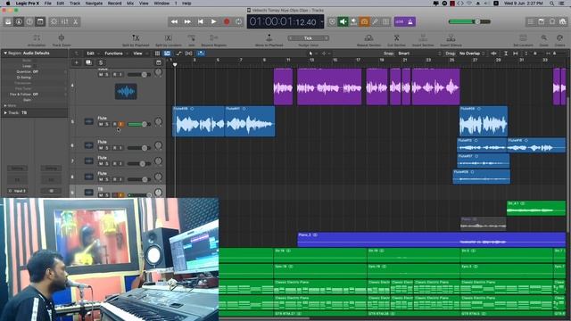 How To Take Flute In Studio Recording With Logic Pro x।Studio Video 2021।Bangla Tutorial смотреть онлайн