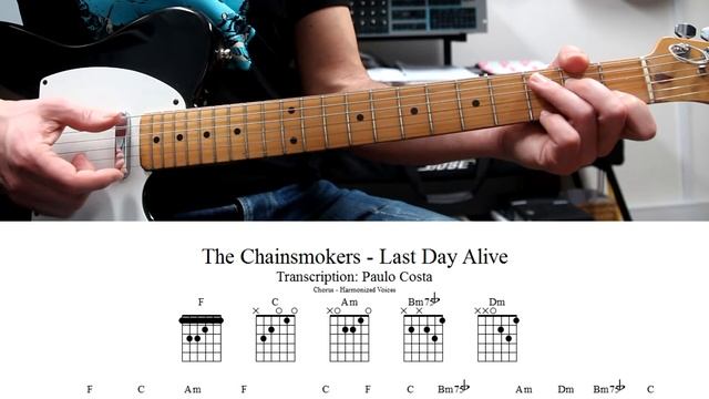 The Chainsmokers, The last day alive, Tutorial, Chords, TAB, Guitar Lesson, How to play смотреть онлайн