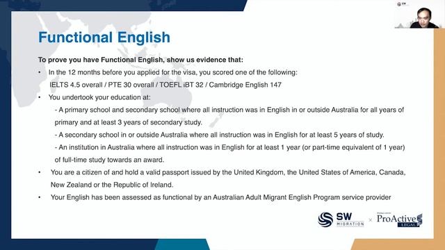 Partner Visa Updates - English Requirement & Sponsorship - SW Migration смотреть онлайн