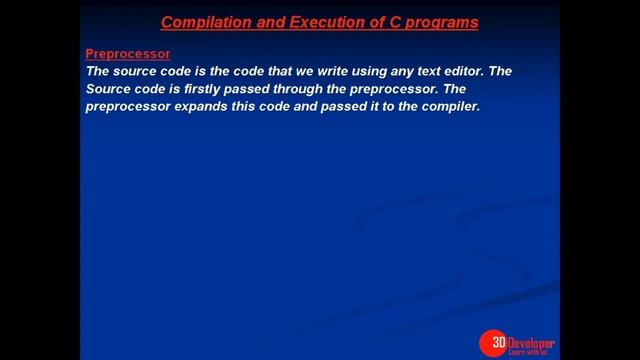Understanding C program Compilation Process смотреть онлайн