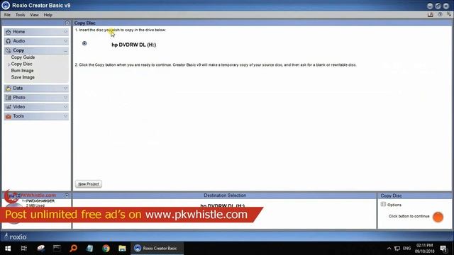 How to create duplicate copy of CD/DVD using Roxio 🔥 Roxio Part 3 смотреть онлайн