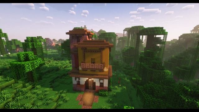 Как построить разноцветный дом в стиле Энканто Minecraft таймлапс смотреть онлайн