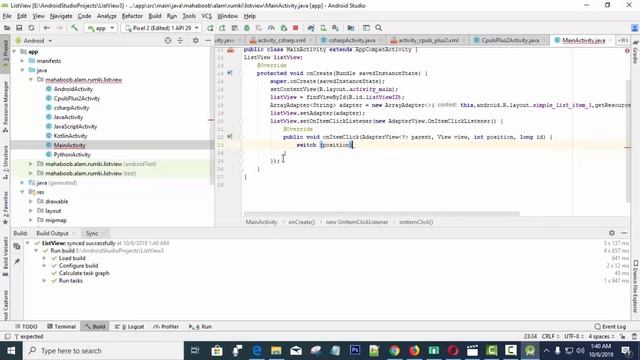 Android Studio ListView and Item click open new Activity Android Development Tutorial Bangla смотреть онлайн