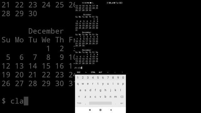 UNIX cal [Calendar] Command смотреть онлайн