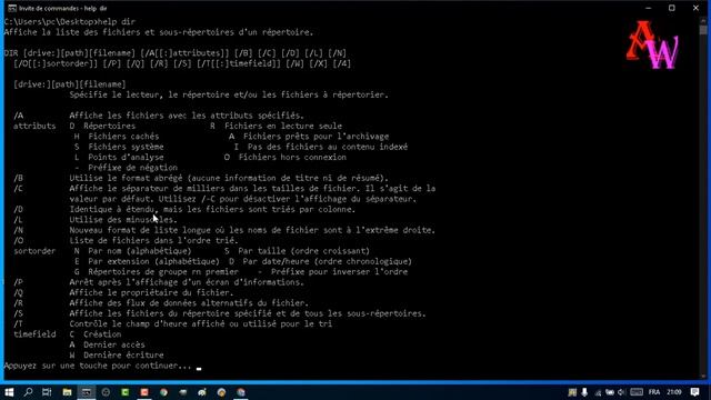 #cmd dir command to list directory content from cmd on windows 10 - 2021 смотреть онлайн
