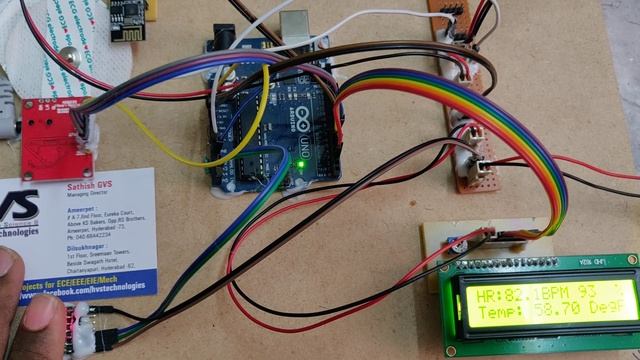ECG SPO2 HEART RATE and Temperature monitoring on Thingspeak using Arduino UNO смотреть онлайн