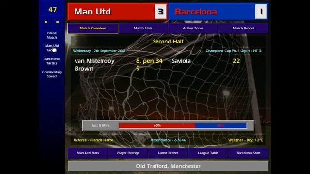 Championship Manager 01/02 - Manchester United смотреть онлайн