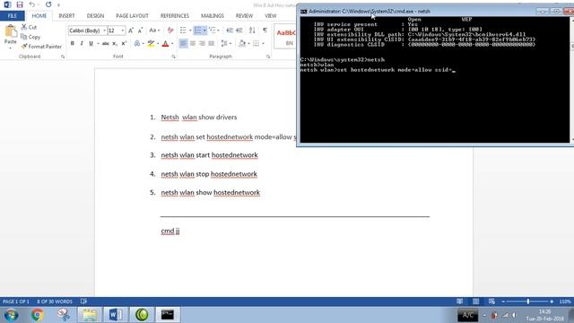 [CWNA]How to Create AD-HOC Network on windows 8 /10 in Pashto смотреть онлайн