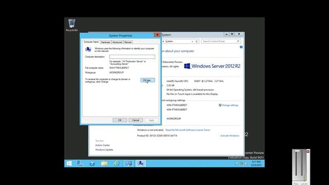 How to rename your computer in Windows Server 2012 R2 смотреть онлайн