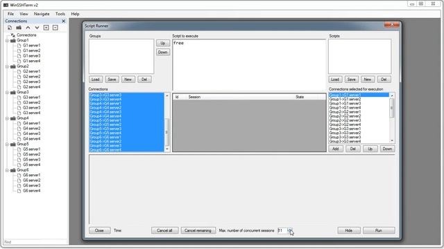 WinSSHTerm - Script Runner смотреть онлайн