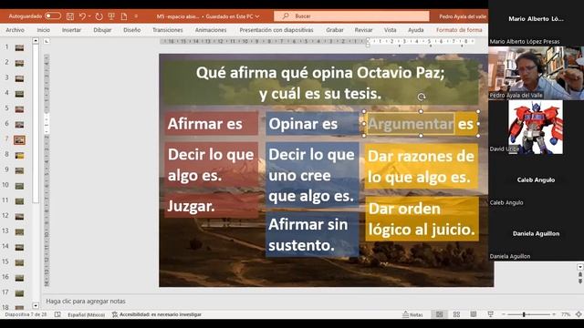 Primer "Espacio abierto" del Módulo 5 "Argumentación". Prepa en línea SEP. смотреть онлайн